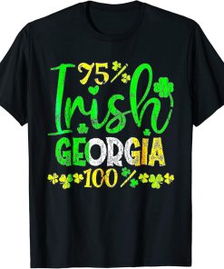 Full Of Shenanigans St Patrick"s Day Orca Fish Clovers T-Shirt