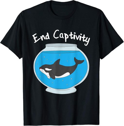 End Captivity Free The Orcas T-Shirt